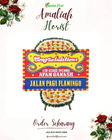 Sewa Papan Bunga Jukung
